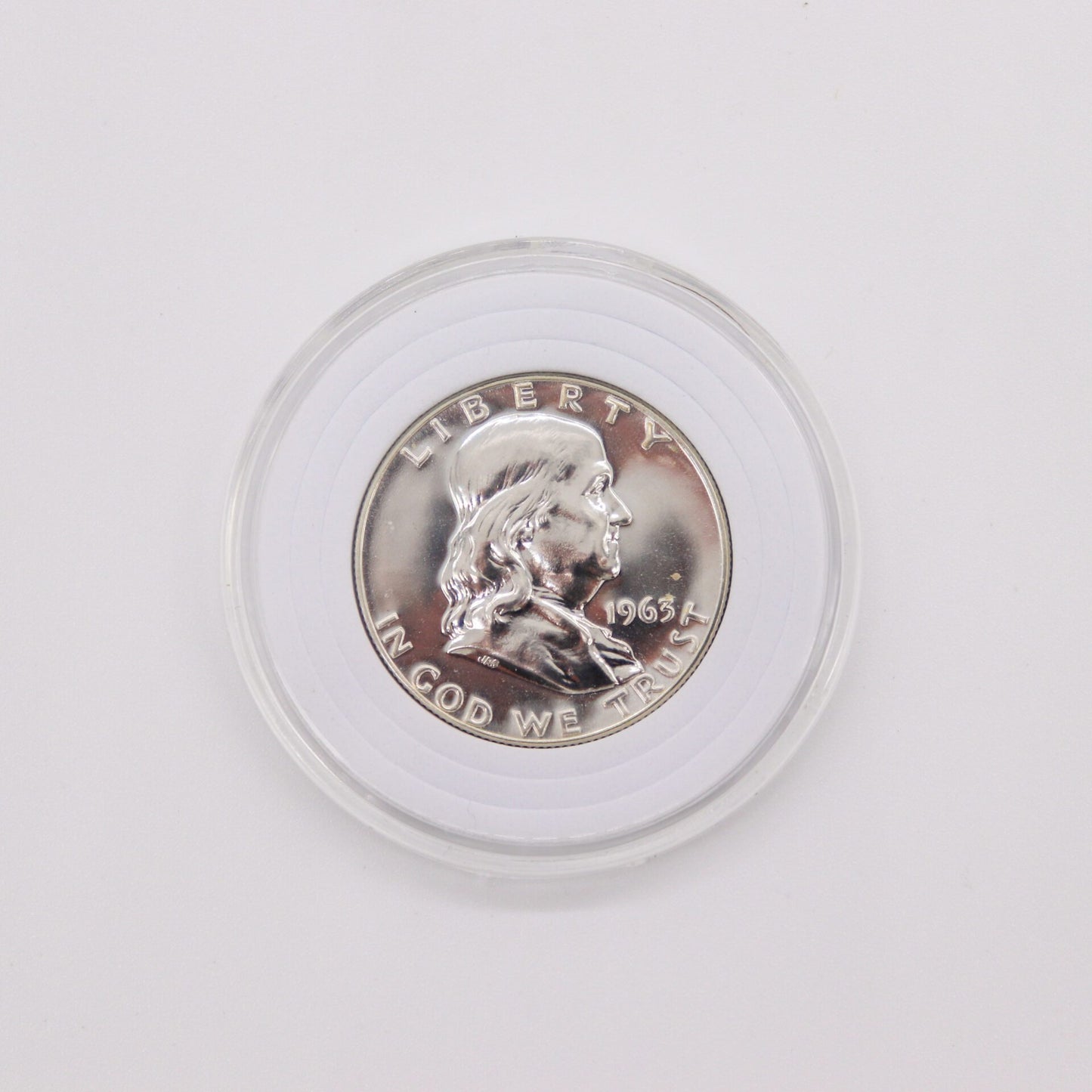 1963 United States Mint Proof Franklin Half Dollar, 90% Silver, Gem Mint