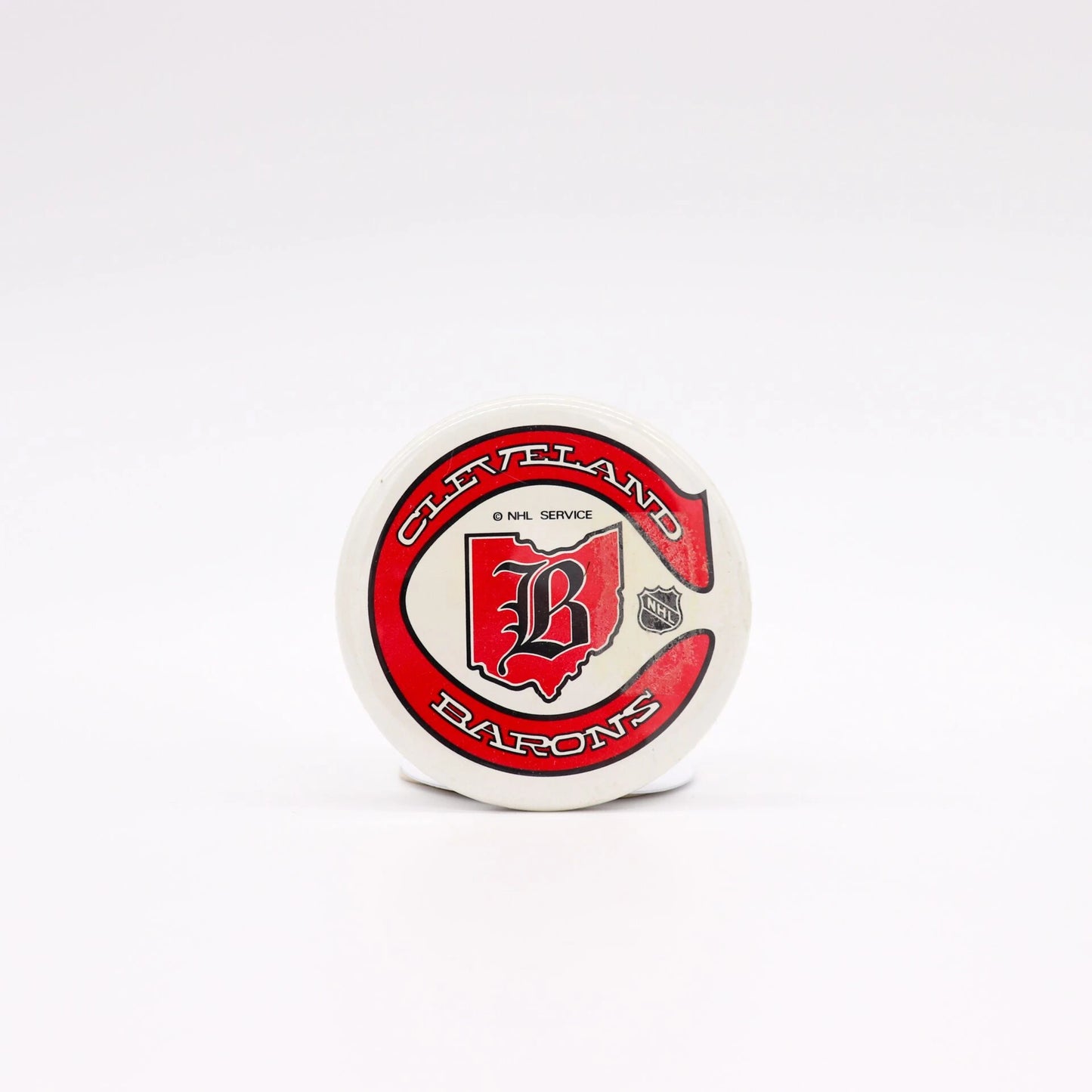 1970’s NHL Cleveland Barons Pinback Button, Near Mint