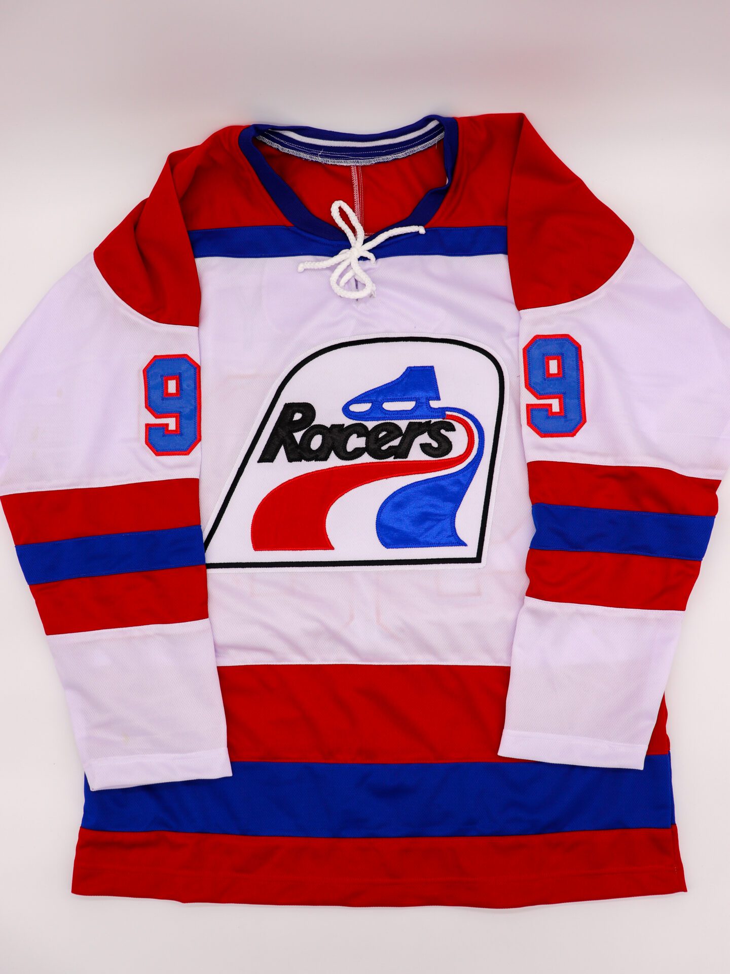 to Die for Collectibles 1978 #99 Wayne Gretzky Indianapolis Racers Home White Wha Jersey, Size XXL, New Without Tags