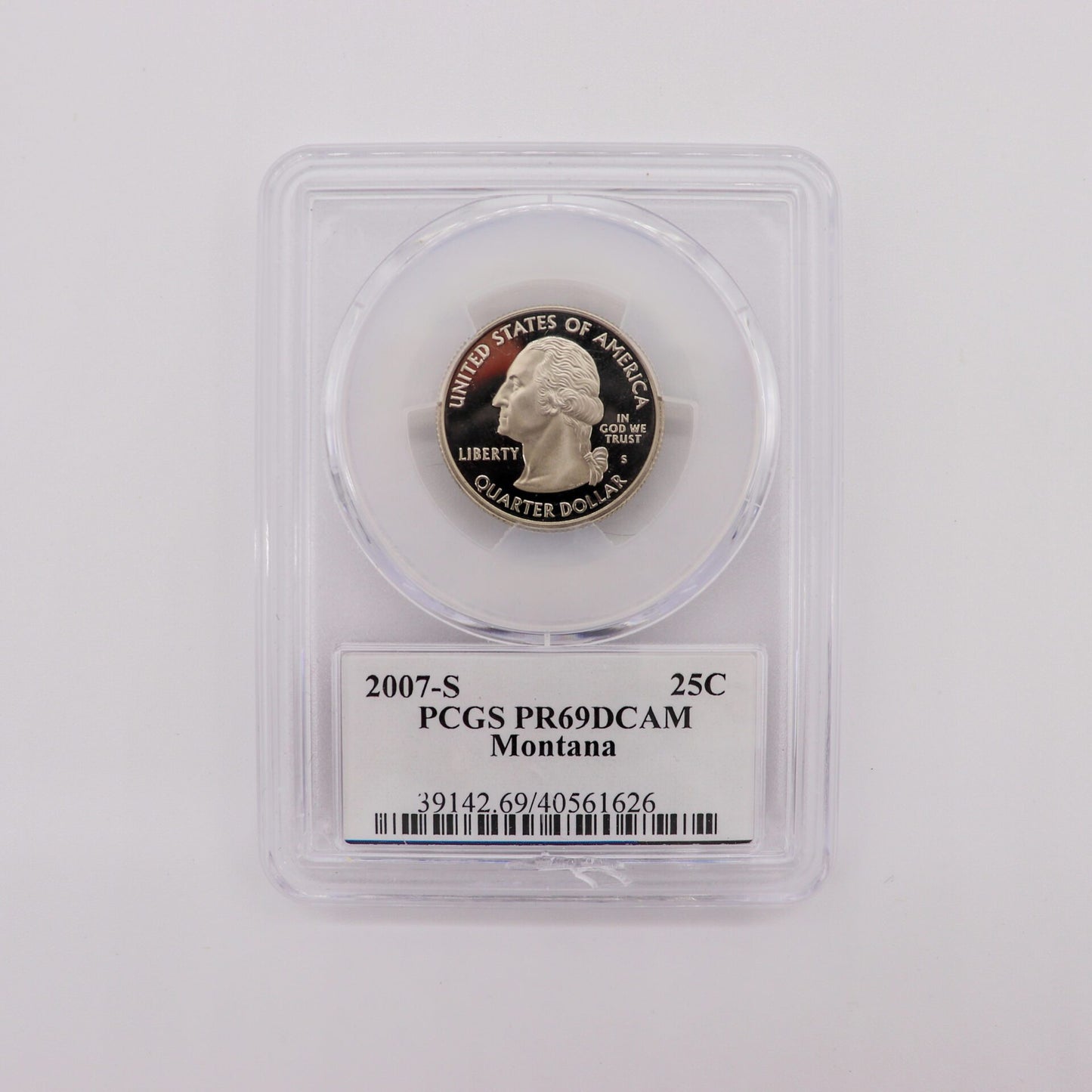2007-S United States Mint Proof Montana State Quarter, PCGS Proof 69 Deep Cameo