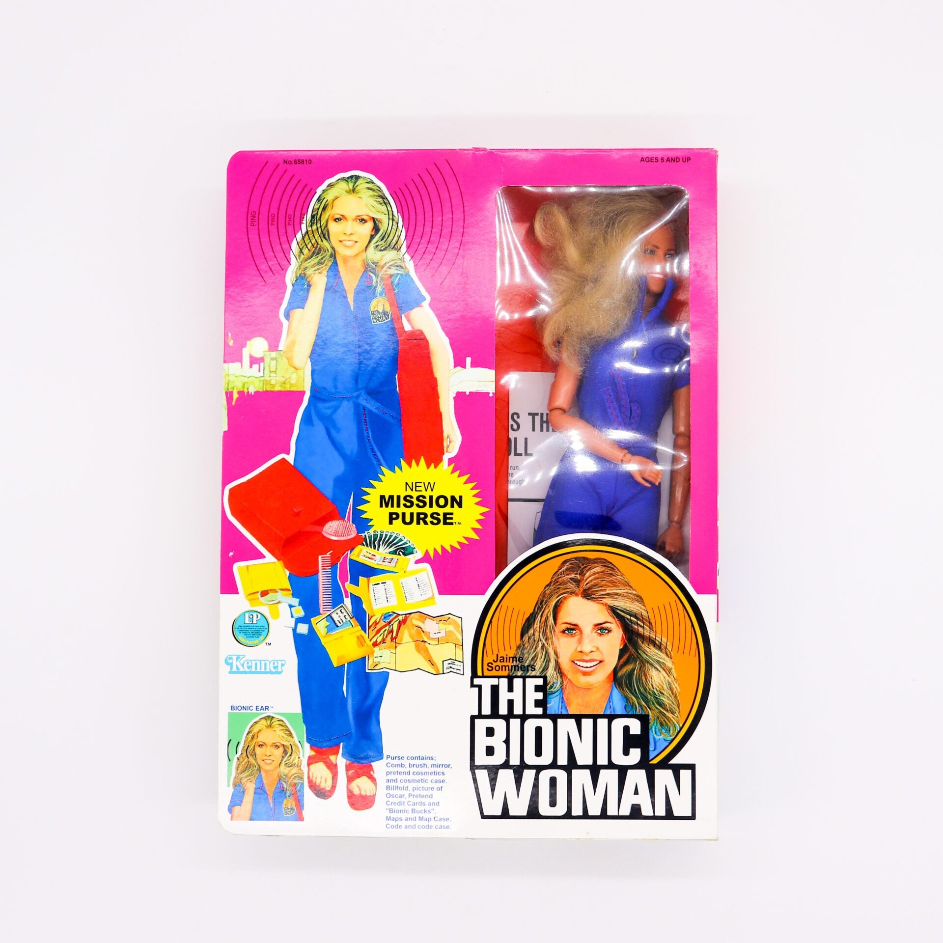 Vintage Bionic Woman Doll, First Version, Kenner, Action Figure, Jaime  Sommers, 1974