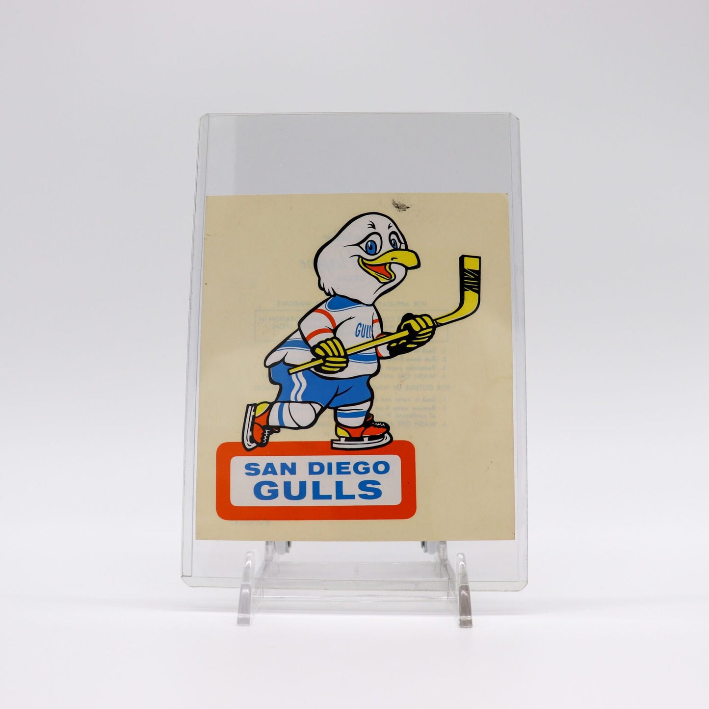 San Diego Gulls Western Hockey League Logo Decal