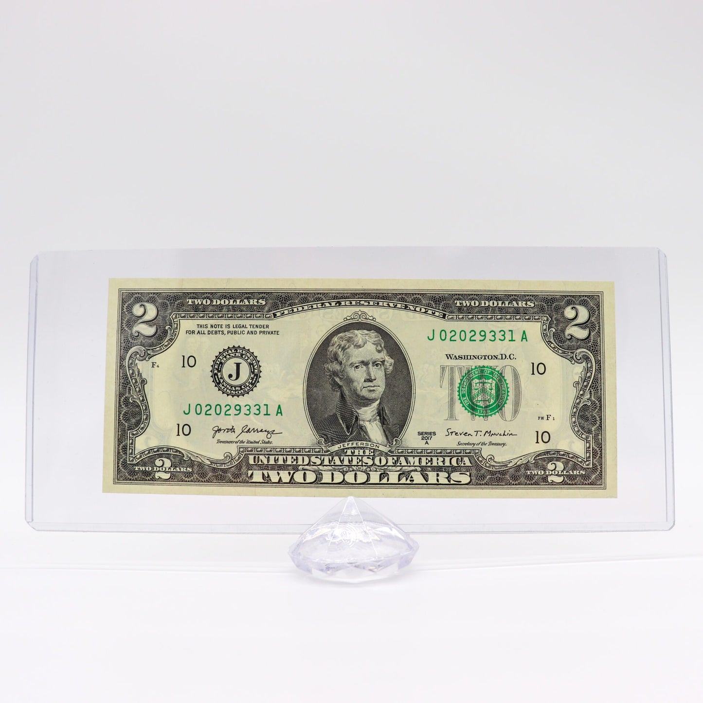 Series 2017 United States Federal Reserve $2 Banknote, Mint Uncirculated
