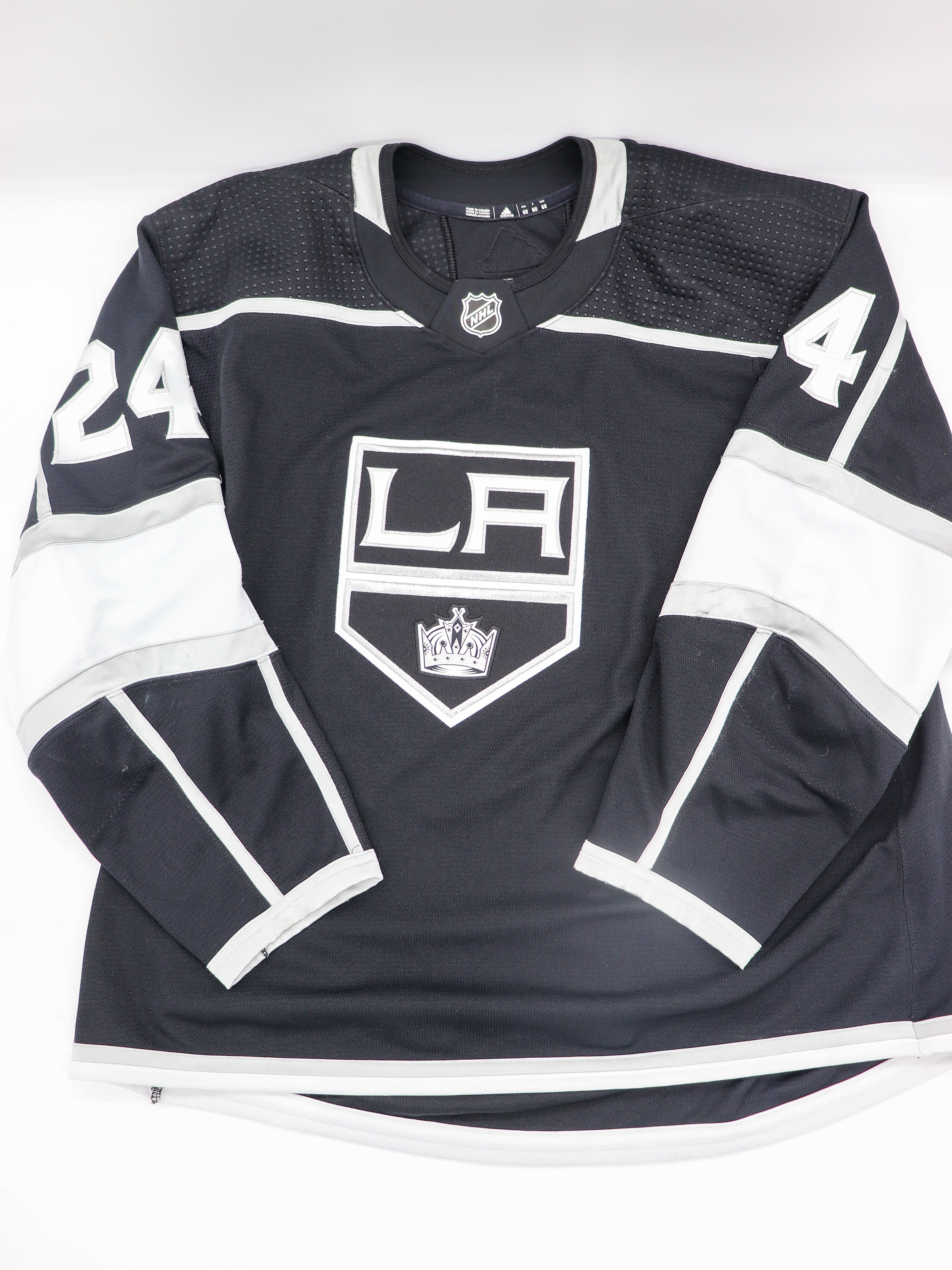 La Kings Purple Silver and Black Crown Jersey Reebok size L