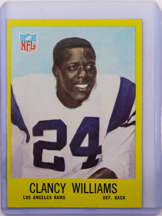 1967 Philadelphia Clancy Williams #95, Rookie Card, Good/Very Good