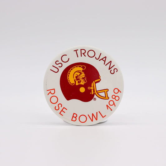 1989 USC Trojans Rose Bowl Pinback Button. Very Good/Near Mint