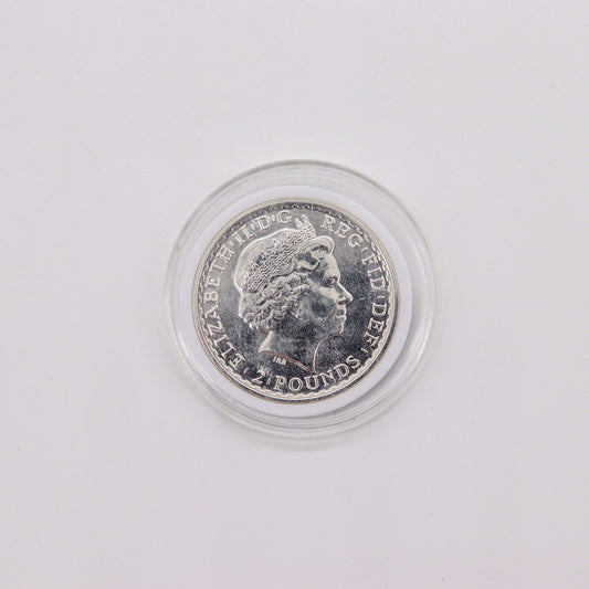 2014 Proof Britannia Two-Pound Silver Coin, Gem Mint
