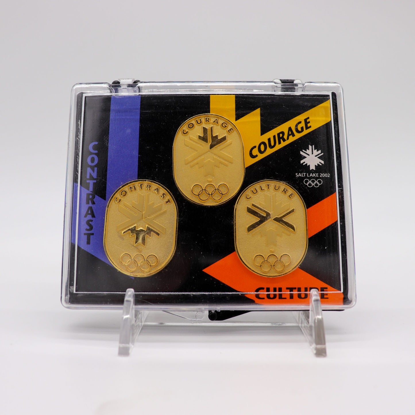 2002 Salt Lake City Winter Olympics Limited Edition Pin Set, Mint