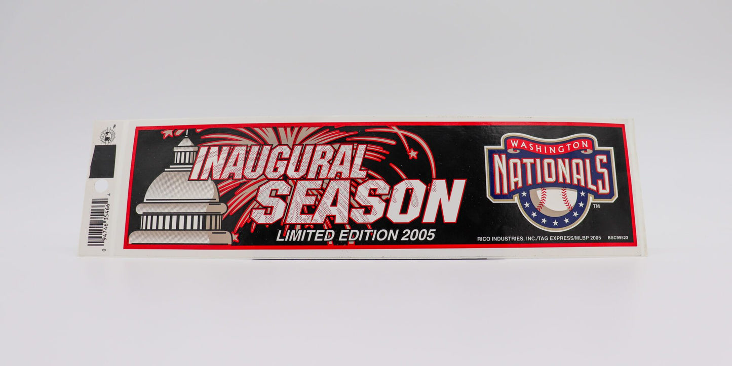 2005 MLB Washington Nationals Inaugural Season
