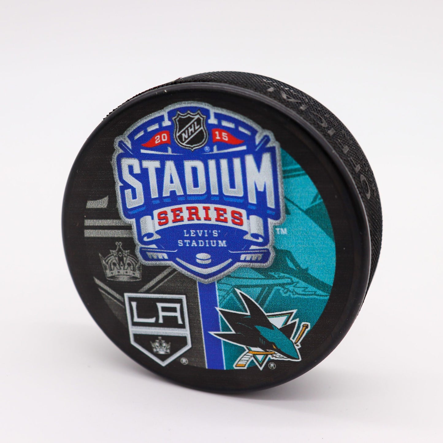 2015 NHL Stadium Series Puck, Kings vs. Sharks