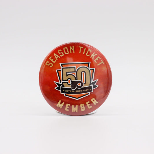 2017 Philadelphia Flyers Limited Edition Season Ticket Member Pinback Button, Mint