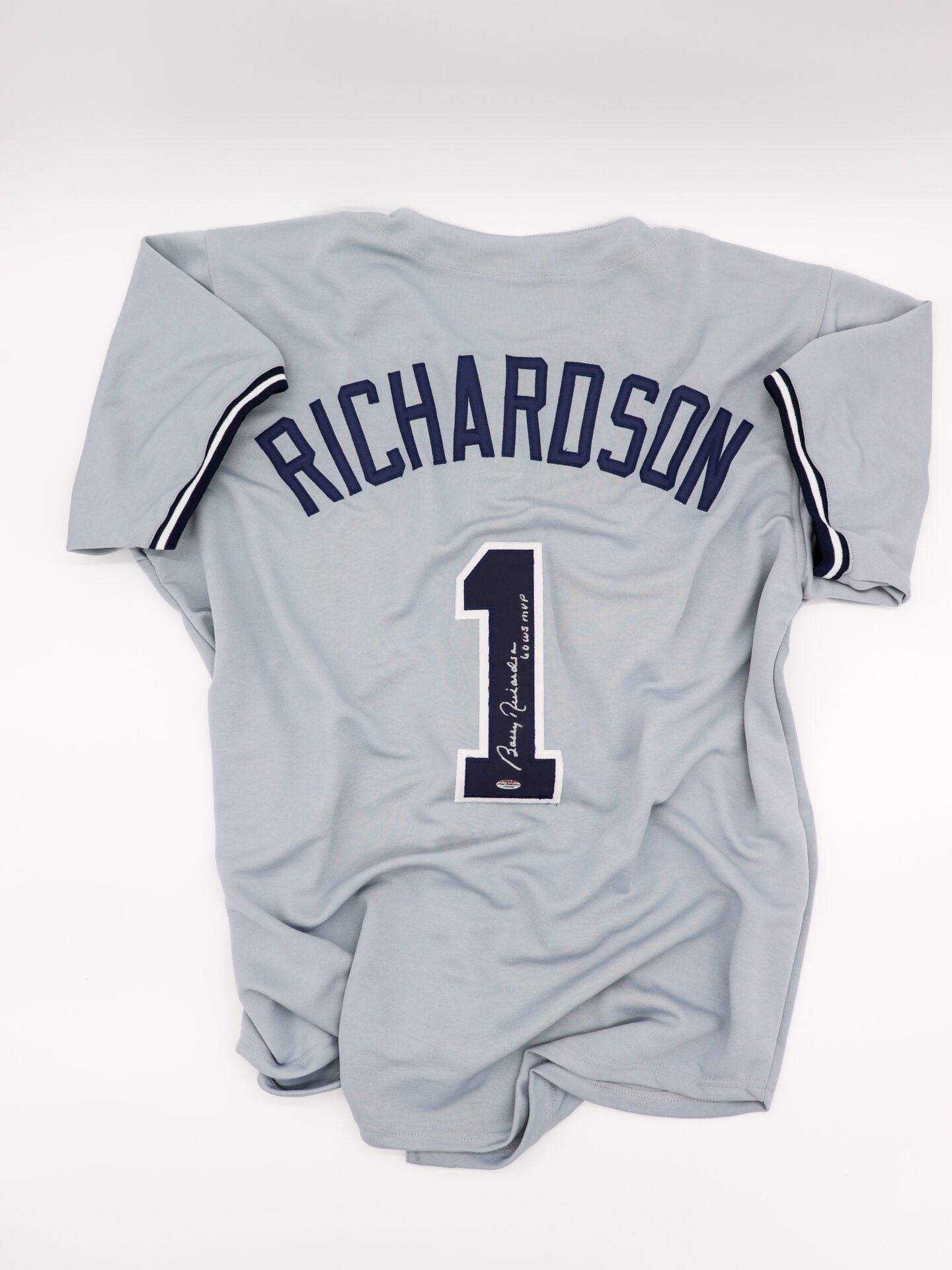 Autographed Bobby Richardson #10 New York Yankees Road Jersey with COA