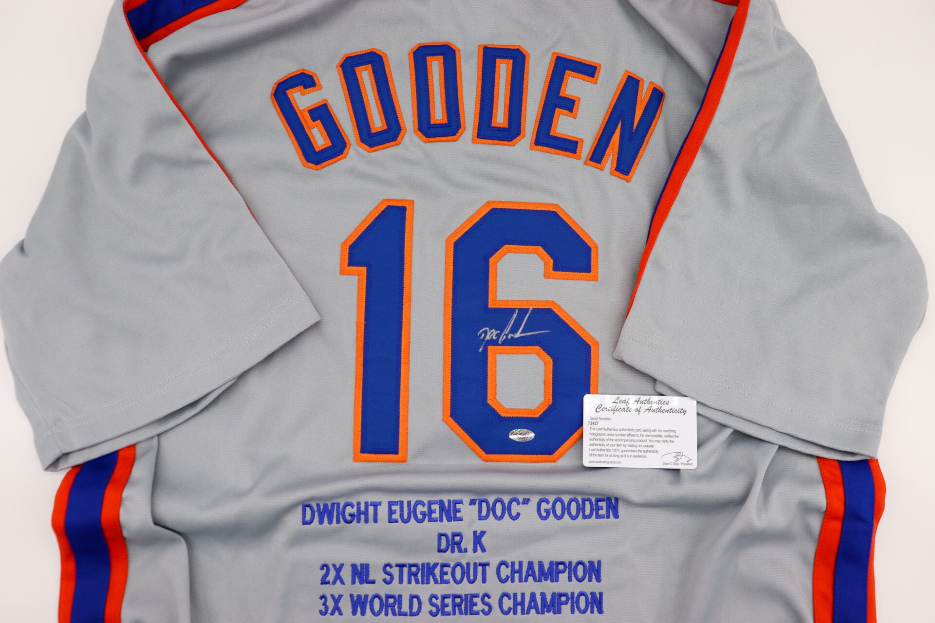 Dwight gooden 2024 mets jersey