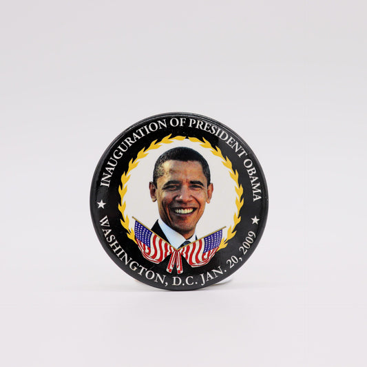 Barack Obama 2009 Inauguration Pinback Button, Mint
