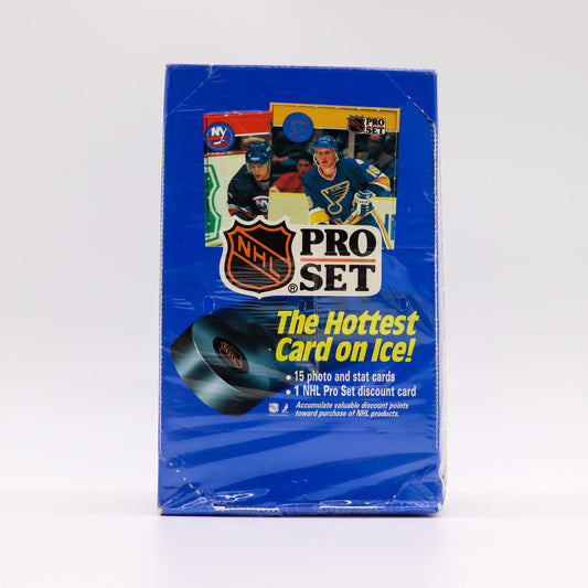 Complete, Unopened Wax Box NHL Pro Set 1990 Series 1 Hockey Cards