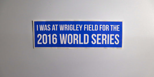 “I Was At Wrigley Field For The 2016 World Series”