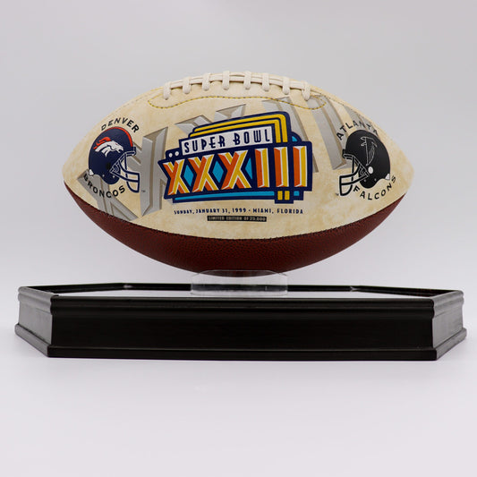 Autographed Shannon Sharpe Super Bowl XXXIII Champions Football (Football), Mint in Box