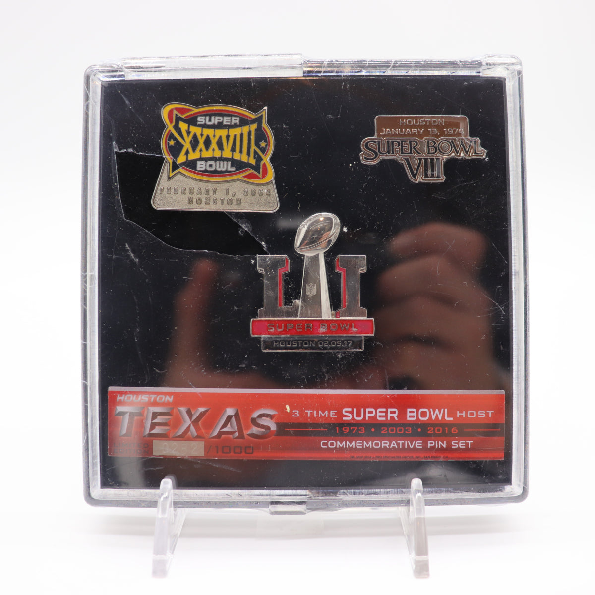 City of Houston Super Bowl Limited Edition Commemorative Pin Set #282