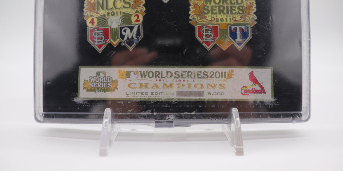 2011 World Series Champion St. Louis Cardinals Limited Edition Commemorative Pin Set, #1330/5000