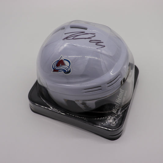 Stanley Cup Champion Nathan MacKinnon Autographed Colorado Avalanche Mini-Helmet