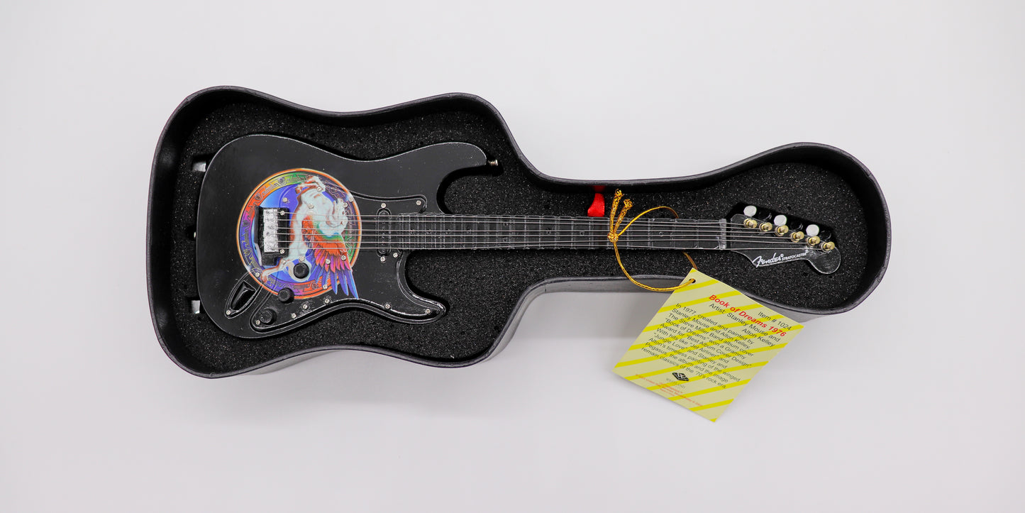 Rock’n Roll Hall of Fame Steve Miller Band 1/4th Scale Commemorative Guitar with Case, by Guitar Mania, New