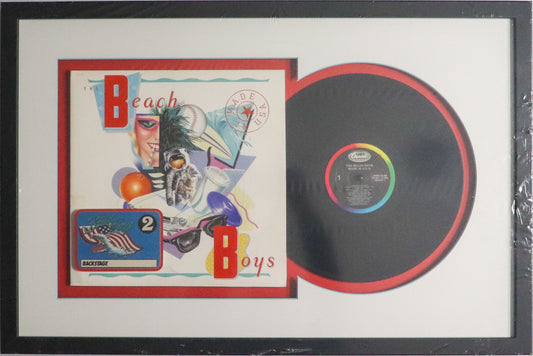 Framed The Beach Boys Made In U.S.A. with Backstage Concert Pass, Mint