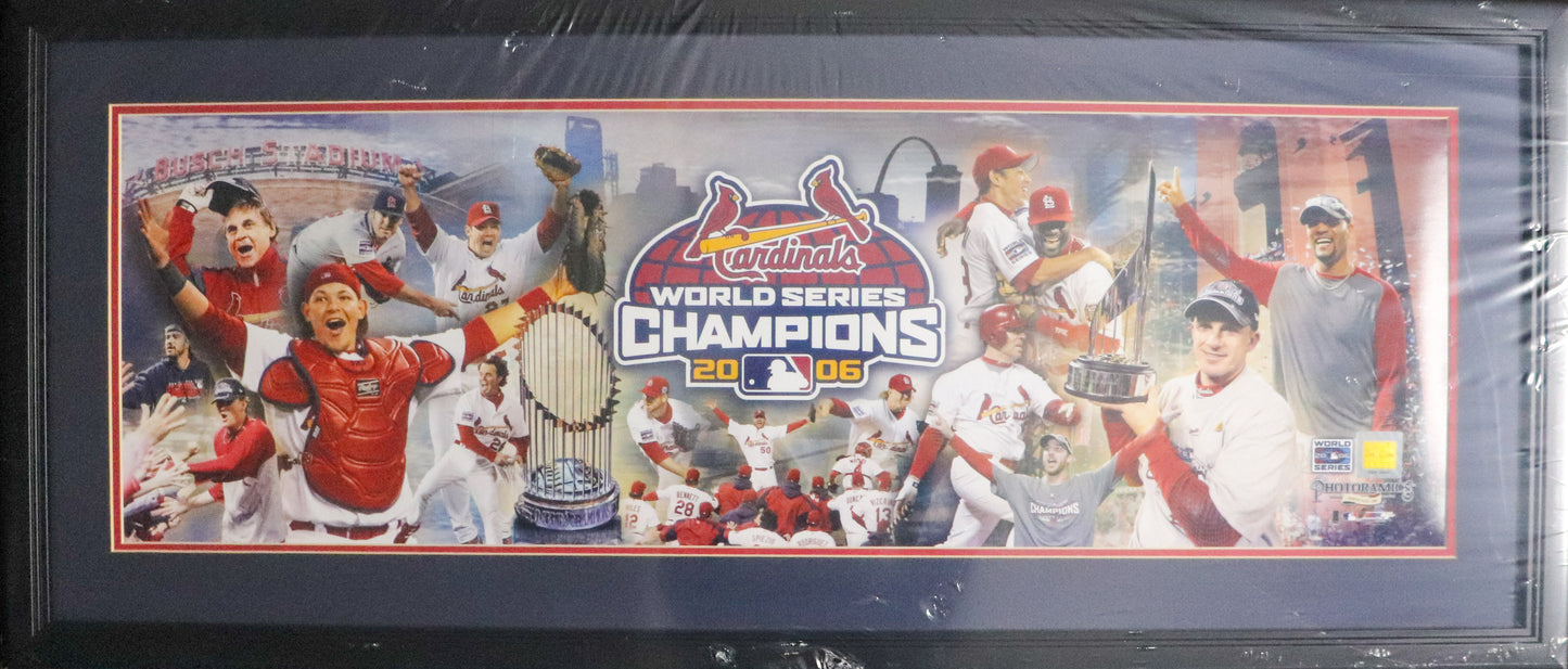 2006 World Series Champion St. Louis Cardinals Tribute Print by Photoramics, Framed