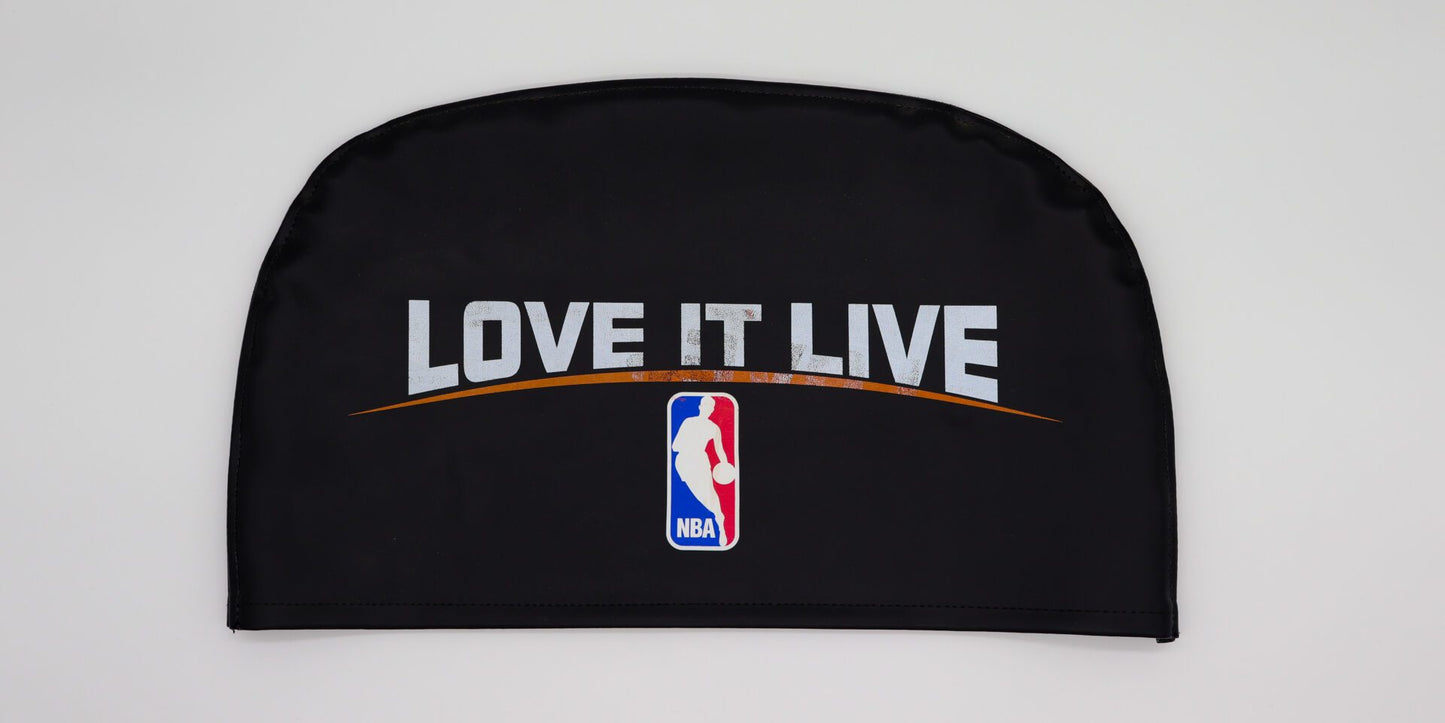 NBA “Love It Live” Folding Chair Seat Back Cover, Game Used