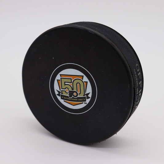 Philadelphia Flyers 50th Anniversary Puck