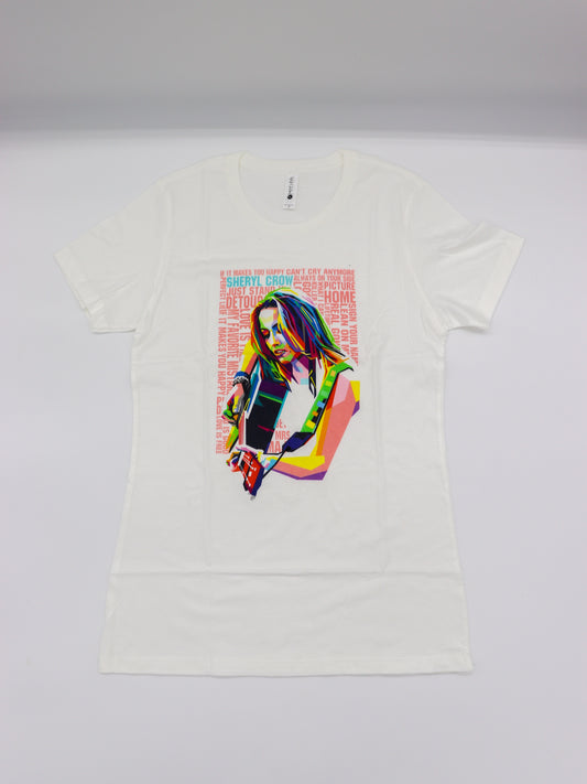 Sheryl Crow T-Shirt by Next Level, Women’s Size M, New